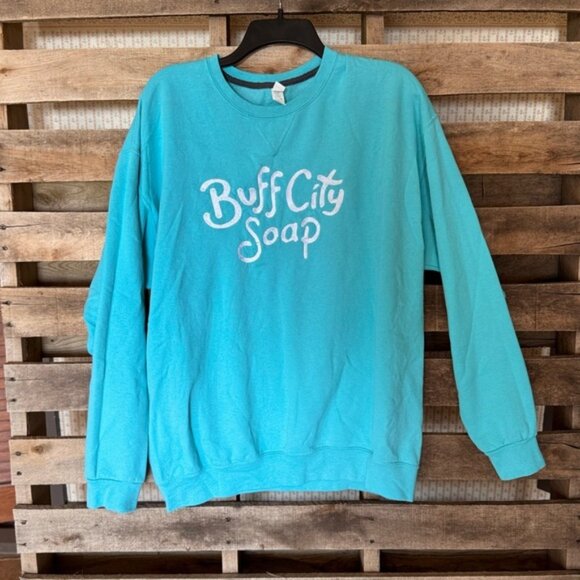 Fruit of the Loom Blue Sweatshirt - Picture 1 of 3